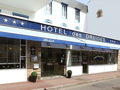 Hotel Des Druides Quiberon Exterior foto